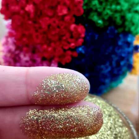 imagem Glitter Fino Ouro - 10 gramas