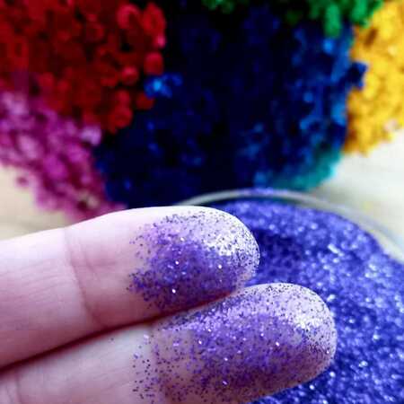 imagem Glitter Fino Violeta - 10 gramas