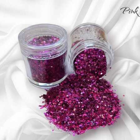 imagem Glitter Flocado Fino Especial - Pink